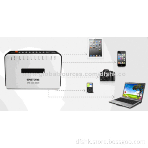 8 Ports Security Display Alarm Host for Cellphones, Cameras, Tablet PCs, Laptops and More